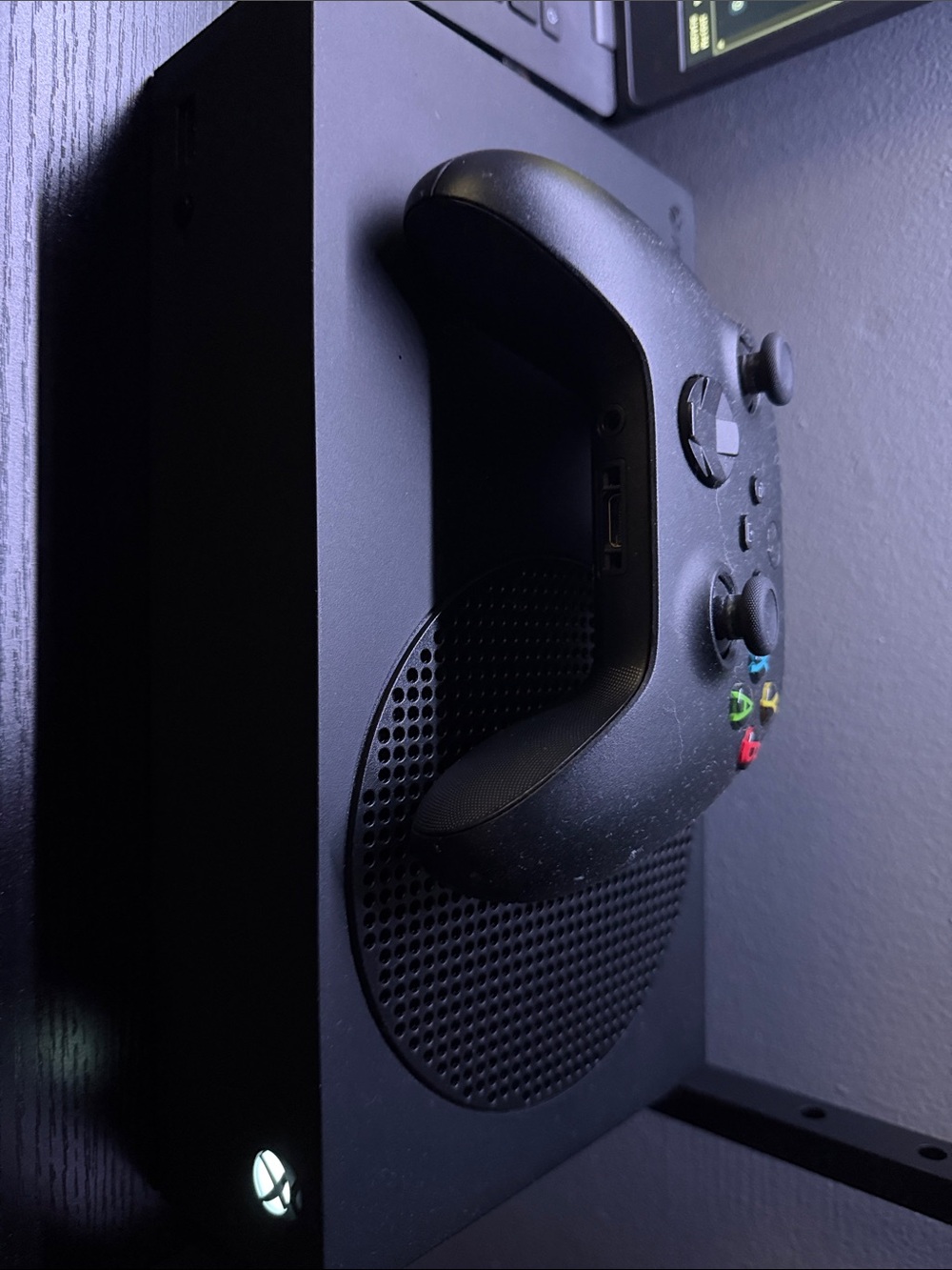 Microsoft Black Xbox Series S Console with Black Wireless Controller